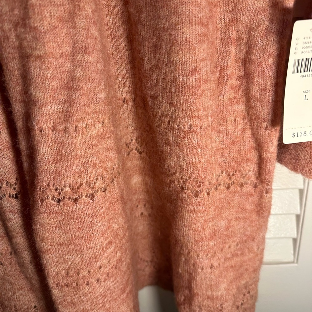 NWT Feathers Bone by Anthropologies lightweight sweater size L - Picture 8 of 8